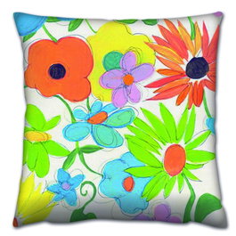 Aberto Design Cojín Multicolor 43 x 43 cm